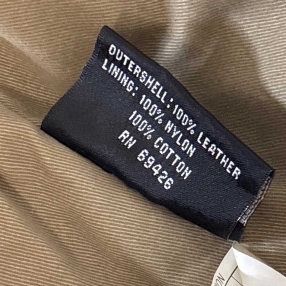 Wilson’s Rustic Brown Leather Bomber Jacket - Picture 6 of 10
